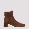 Roger Vivier Tres Vivier Polly 45 Boots In Brown