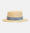 Roger Vivier Très Vivier Straw Boater Hat