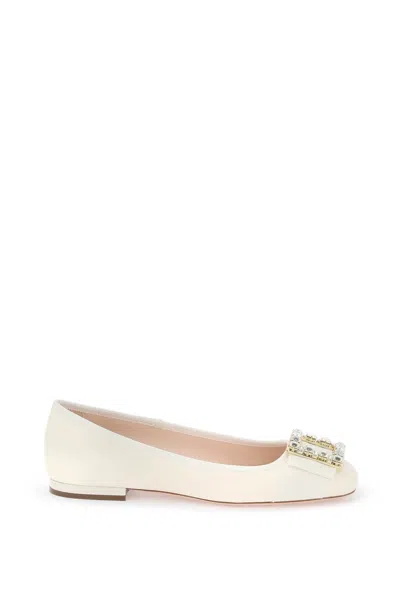 Roger Vivier Flats In White