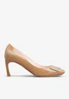 Roger Vivier Belle Vivier Trompette 70 Pumps In Beige