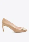 Roger Vivier Belle Vivier Trompette Pumps In Beige
