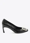 Roger Vivier 70mm Trompette Patent Leather Pumps In Black