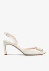 Roger Vivier Trompette 70 Patent Leather Slingback Pumps