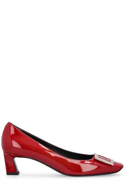 ROGER VIVIER TROMPETTE BUCKLE PUMPS