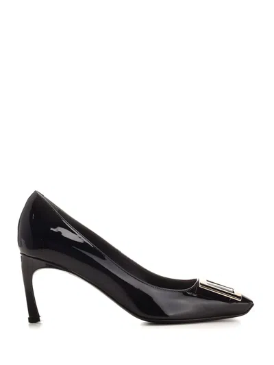 Roger Vivier Trompette Classic Pump In Blue