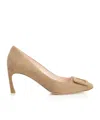 Roger Vivier 70mm Trompette Suede Pumps