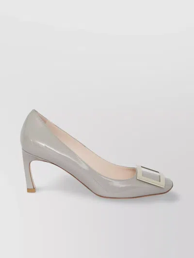 Roger Vivier Trompette Heel Square Toe Patent Pumps