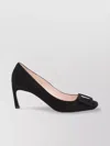 Roger Vivier 70mm Buckle-embellished Suede Pumps