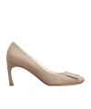 Roger Vivier Trompette High Heels In Nude