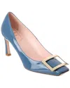 Roger Vivier Woman Pumps Light Purple Size 10 Soft Leather In Blue