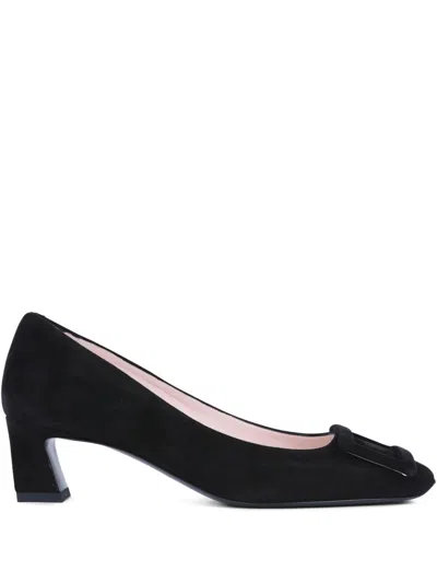 ROGER VIVIER ROGER VIVIER TROMPETTE LEATHER PUMPS