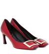 Roger Vivier Woman Pumps Brick Red Size 9 Soft Leather In Red