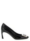 Roger Vivier Trompette Pumps Black In Black