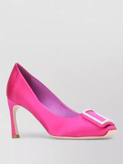 ROGER VIVIER TROMPETTE STRASS PUMPS EMBELLISHED BUCKLE 70