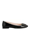 Roger Vivier U Look Ballerinas In Patent Leather In Black