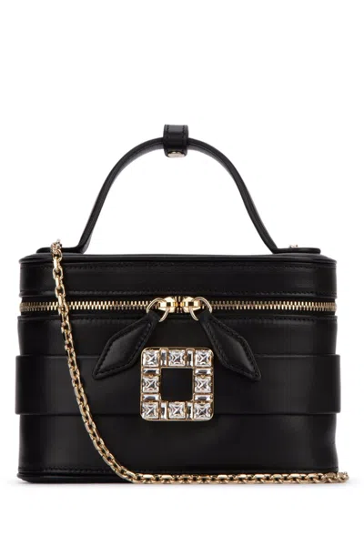 Roger Vivier Vanity Bag Micro In Nero