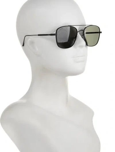 Pre-owned Roger Vivier Velvet Grosgrain Trim Mules In Blue