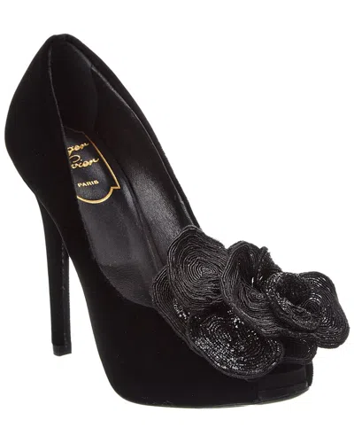 ROGER VIVIER VELVET PUMP