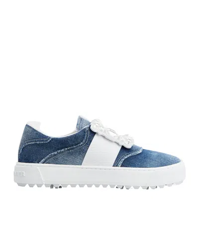 Roger Vivier Very Vivier Casual Sneakers In White