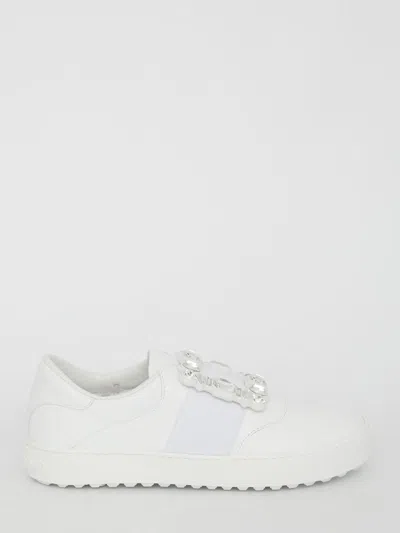 Roger Vivier Very Vivier Sneakers In White