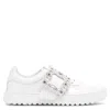 Roger Vivier Very Vivier Leather Low Top Sneakers