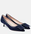 Roger Vivier Pumps Vin In The City 45 Aus Leder In Blau