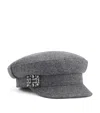 Roger Vivier Virgin Wool-cashmere Baseball Cap In Gold