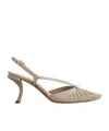 Roger Vivier Virgule D'orsay Pumps In Suede In Gray