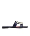 Roger Vivier Viv' By The Sea Mules In Leather