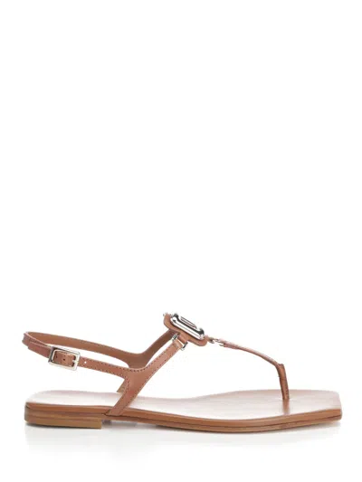 ROGER VIVIER VIV BY THE SEA SANDALS BROWN