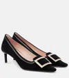Roger Vivier Viv Canarette Decollete 55 In Nero