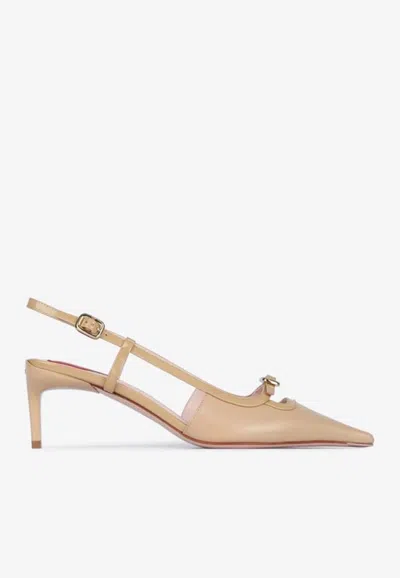 ROGER VIVIER VIV' CANARD 55 SLINGBACK PUMPS
