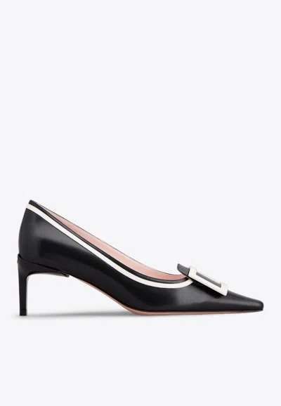 ROGER VIVIER VIV' CANARD 55 TWO-TONE PUMPS