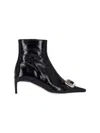 Roger Vivier Choc 55 Black Booties In Black  