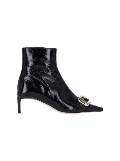 ROGER VIVIER 'VIV' CANARD PUMP BOOTS
