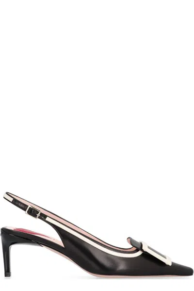ROGER VIVIER VIV CANARD SLINGBACK PUMPS