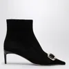 ROGER VIVIER ROGER VIVIER VIV CANARD SUEDE ANKLE BOOTS