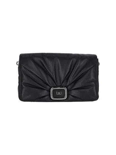 Roger Vivier 'viv' Choc' Big Bag In Black  