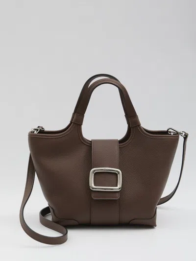 Roger Vivier Viv' Choc Mini Bag In Brown