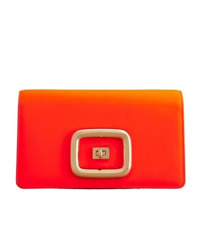 Roger Vivier Viv' Choc Mini Bag In Red