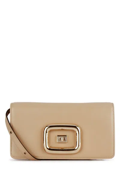 Roger Vivier Viv Choc Mini Shoulder Bag In Red