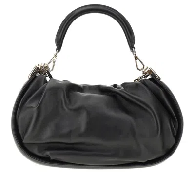Roger Vivier Viv' Choc Royal Hobo Medium Bag In Black
