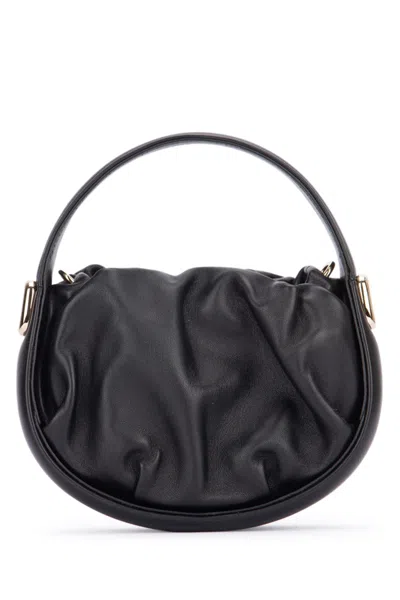 Roger Vivier Viv' Choc Royale Hobo Mini In Black