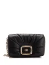 Roger Vivier Viv Choc Shoulder Bag In White