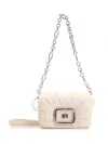 Roger Vivier Viv Choc Shoulder Bag In Neutral