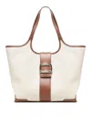 Roger Vivier Viv Choc Tote Bag In White