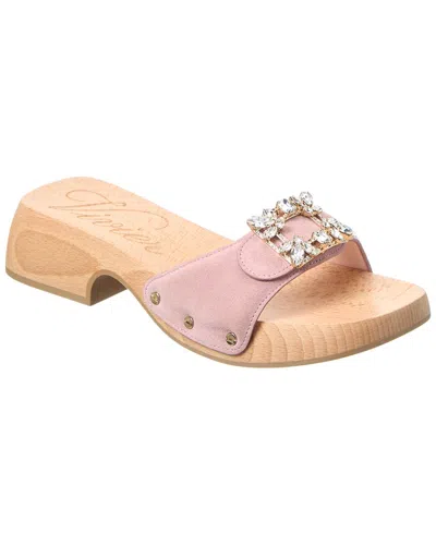 ROGER VIVIER ROGER VIVIER VIV CLOGS SUEDE MULE