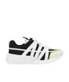 Roger Vivier Viv Go Two-color Lace-up Casual Sneakers In Gray