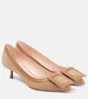 Roger Vivier Women's Viv In Beige