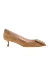 Roger Vivier Women's Viv In Brown
